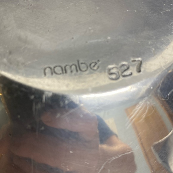 Nambé 527 Handmade Serving Bowl Tri Corner Dish Made of Aluminum Alloy Metal - Picture 11 of 11